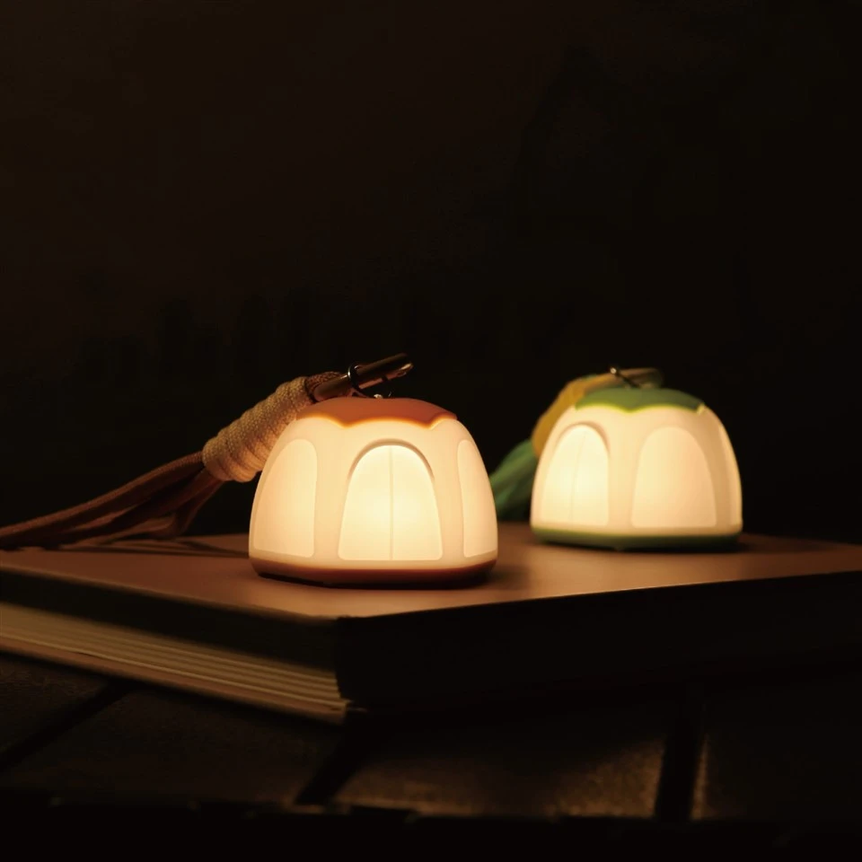 small night light in tent